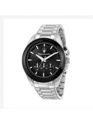 Maserati Zegarek Traguardo Chronograph R8873612066 Srebrny. Szare zegarki męskie maserati, bez wzorów, srebrne. Za 1,429.00 zł.