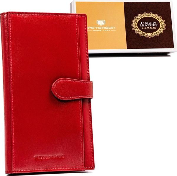 Peterson Duży, skórzany portfel damski na zatrzask. Portfele damskie Peterson. Za 129.01 zł.