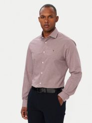 Tommy Hilfiger Koszula Gingham MW0MW42931 Czerwony ciemny Regular Fit. Czerwone koszule męskie Tommy Hilfiger, m, bez wzorów, z bawełny, bez kołnierzyka, bez ramiączek. Za 296.99 zł.