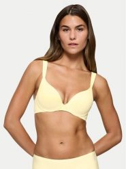 Triumph Biustonosz z fiszbiną Make-Up Illusion 10217848 Żółty. Żółte biustonosze Triumph, bez wzorów, z syntetyku. Za 113.10 zł.