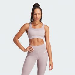 Biustonosz TLRD Impact Training High-Support. Czerwone bielizna sportowa damska Adidas, s, bez wzorów, z materiału. Za 149.99 zł.