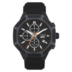 Zegarek Timex. Czarne zegarki męskie Timex, bez wzorów. Za 689.99 zł.