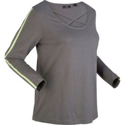Shirt sportowy, długi rękaw bonprix dymny szary. Koszulki sportowe damskie bonprix. Za 37.99 zł.