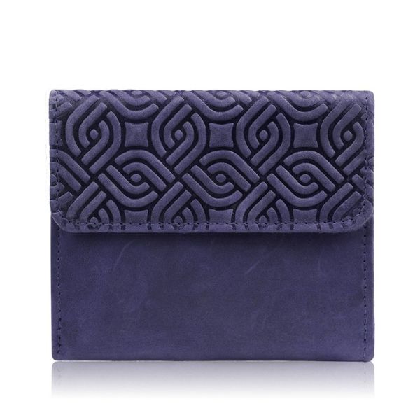 Portfel skórzany vintage Paolo Peruzzi granatowy T-114-HDB. Niebieskie portfele damskie Paolo Peruzzi, ze skóry. Za 69.00 zł.