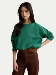 Polo Ralph Lauren Bluza 211978306515 Zielony Regular Fit. Zielone bluzy damskie Polo Ralph Lauren, s, bez wzorów, z bawełny, bez ramiączek, bez kaptura. Za 819.99 zł.