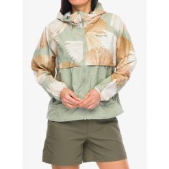 Kurtka przeciwwiatrowa damska Columbia Spire Valley Printed Windbreaker. Zielone kurtki sportowe damskie Columbia, bez wzorów, z softshellu, bez ramiączek, bez kaptura, trekkingowe. Za 219.99 zł.
