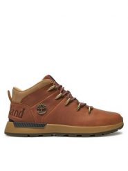 Timberland Trzewiki TB0A6DQDEJD1 Brązowy. Brązowe botki męskie Timberland, bez wzorów, ze skóry, bez obcasa, bez zapięcia. Za 499.99 zł.