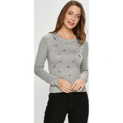 Tally Weijl - Sweter. Szare swetry nierozpinane damskie TALLY WEIJL, m, z aplikacjami, z dzianiny, bez kołnierzyka, bez ramiączek. W wyprzedaży za 59.90 zł.
