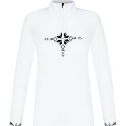 Sweter NEWLAND CALIPSO. Białe swetry nierozpinane damskie Newland, bez wzorów, z dzianiny, bez kołnierzyka, bez ramiączek. W wyprzedaży za 320.00 zł.