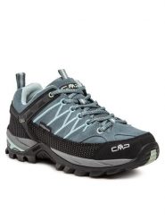 CMP Trekkingi Rigel Low Wmn Trekking Shoes Wp 3Q13246 Zielony. Zielone obuwie trekkingowe damskie CMP, ze skóry, bez zapięcia. Za 479.99 zł.
