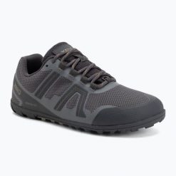 Buty barefoot męskie Xero Shoes Mesa Trail WP. Szare buty zimowe męskie XERO SHOES, bez wzorów, bez obcasa, bez zapięcia. Za 549.99 zł.