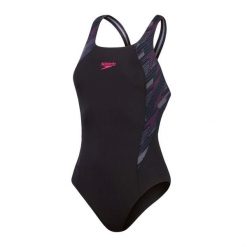 Strój kąpielowy jednoczęściowy damski Speedo Hyperboom. Czarne stroje kąpielowe damskie Speedo, s, bez wzorów, z materiału. Za 203.91 zł.