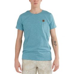 T-shirt męski Fundango Jaggy Strukturyzowany krótki rękaw. Zielone koszulki sportowe męskie FUNDANGO, m, bez wzorów, bez ramiączek, trekkingowe. Za 99.00 zł.