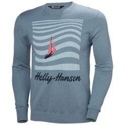 Pulower Helly Hansen Quayside. Niebieskie bluzy męskie Helly Hansen, bez wzorów, sportowe, bez ramiączek, bez kaptura. Za 425.50 zł.