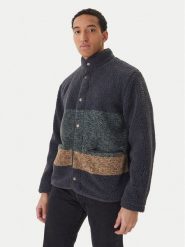 RVCA Kurtka koszulowa EVYFT00108 Granatowy Regular Fit. Niebieskie kurtki męskie RVCA, l, bez wzorów, z syntetyku, bez kaptura. Za 248.99 zł.