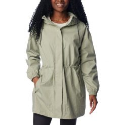 Kurtka hybrydowa damska Columbia Splash Side II. Zielone kurtki sportowe damskie Columbia, xs, bez wzorów, bez ramiączek, bez kaptura, trekkingowe. Za 469.99 zł.