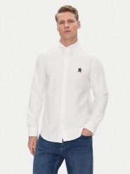 Tommy Hilfiger Koszula Heritage MW0MW39235 Biały Regular Fit. Białe koszule męskie Tommy Hilfiger, m, bez wzorów, z bawełny, bez kołnierzyka, bez ramiączek. Za 239.99 zł.