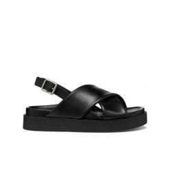 Sandały damskie Geox Adelash. Czarne sandały damskie Converse, bez wzorów, z materiału, bez obcasa, na platformie, bez zapięcia. Za 324.00 zł.