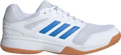 Adidas Buty męskie adidas Speedcourt Indoor białe KJ3681 44 2/3. Białe buty sportowe męskie Adidas, bez wzorów, bez zapięcia. Za 258.11 zł.