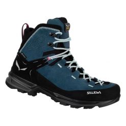 Damskie buty trekkingowe Salewa MTN Trainer 2 Mid GTX. Czarne obuwie trekkingowe damskie Salewa, z gore-texu, bez zapięcia. Za 1,099.00 zł.