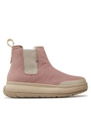 Merrell Botki Marquette Thermo Pull On Wp J007486 Różowy. Czerwone botki damskie Merrell, bez wzorów, ze skóry, bez obcasa, na płaskiej podeszwie, bez zapięcia. Za 489.99 zł.