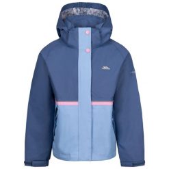 Trespass Allora - Damska kurtka przeciwdeszczowa Tp50 Bluetone. Kurtki sportowe damskie Trespass, s, bez wzorów, z materiału, bez ramiączek, trekkingowe. Za 237.15 zł.