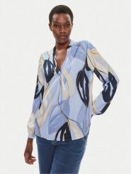Tamaris Apparel Bluzka Cisna TAW0754 Niebieski Relaxed Fit. Niebieskie bluzki damskie Tamaris Apparel, bez wzorów, z wiskozy, bez kołnierzyka, bez ramiączek. Za 159.99 zł.