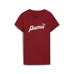 Damska koszulka ESS+ Script PUMA Intense Red. Czerwone bluzki damskie Puma, s, bez wzorów, sportowe, bez kołnierzyka, bez ramiączek. Za 90.00 zł.
