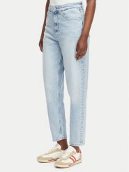 Tommy Jeans Jeansy DW0DW22993 Niebieski Straight Fit. Niebieskie jeansy damskie Tommy Jeans, bez wzorów, z bawełny. Za 409.99 zł.