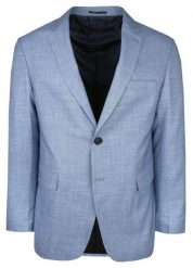Lekka Marynarka Codzienna (Casual) - Desire - Jasnoniebieska. Niebieskie garnitury męskie Desire, bez wzorów, z bawełny, casualowe. Za 399.00 zł.