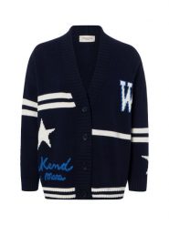 Weekend Max Mara sweter z czystej wełny Kobiety wełna ze strzyży niebieski, XS. Niebieskie swetry nierozpinane damskie Weekend Max Mara, xs, bez wzorów, z wełny, bez kołnierzyka, bez ramiączek. Za 1,599.95 zł.