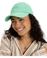 Czapka baseballowa dla Kobiety DEAR BELIEVER COLOR Zielony. Zielone czapki damskie Roxy, bez wzorów, z bawełny. Za 109.99 zł.