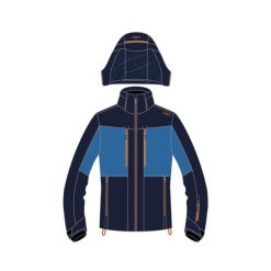 Kurtka narciarska z kapturem i zamkiem CMP. Niebieskie kurtki sportowe męskie CMP, na zimę, m, bez wzorów, z kapturem, narciarskie. Za 745.00 zł.