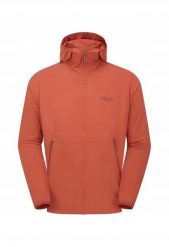 Kurtka borealis hoody-tuscan red-m RAB. Czerwone kurtki męskie NoName, m, bez wzorów, bez kaptura. Za 439.12 zł.