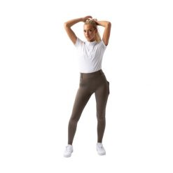 Damskie legginsy jeździeckie Horze Dea. Brązowe legginsy damskie HORZE, bez wzorów, z materiału. Za 175.00 zł.