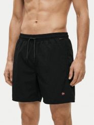 Napapijri Szorty kąpielowe V-Haldane NP0A4HRZ Czarny Regular Fit. Czarne kąpielówki męskie Napapijri, bez wzorów, z syntetyku. Za 259.99 zł.