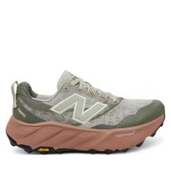 Buty do biegania New Balance. Zielone obuwie sportowe damskie New Balance, bez wzorów, bez zapięcia, do biegania. Za 619.99 zł.