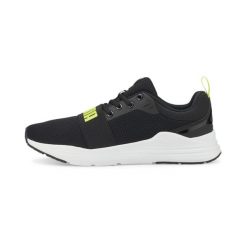 Buty sportowe Puma Wired Run M Czarny. Czarne obuwie sportowe damskie Puma, bez wzorów, bez zapięcia, trekkingowe. Za 249.00 zł.