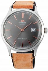 Zegarek Orient Męski Classic szara tarcza 42 mm (TAC08003A0). Szare zegarki męskie Orient, bez wzorów. Za 1,034.99 zł.