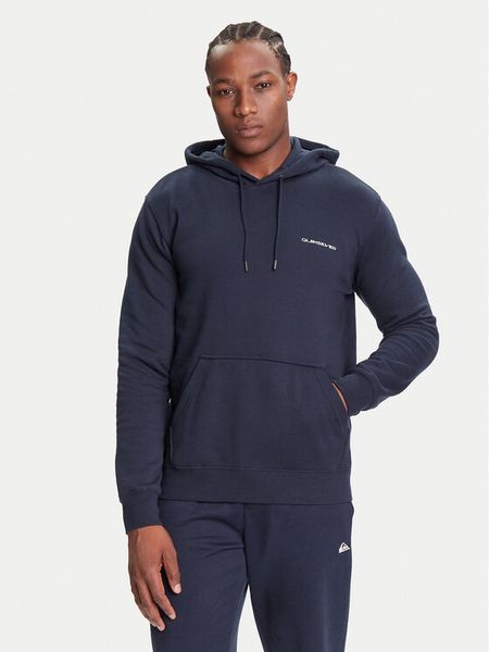 Quiksilver Bluza Graphic Hoodie EQYFT05131 Granatowy Regular Fit. Niebieskie bluzy męskie Quiksilver, m, bez wzorów, z bawełny, bez kaptura. Za 269.99 zł.