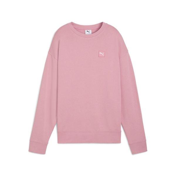 Bluza damska Puma Essentials Elevated Comfort Crew. Czerwone bluzy damskie Puma, xl, bez wzorów, z bawełny, eleganckie, bez ramiączek, bez kaptura. Za 215.50 zł.