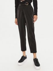 Liu Jo Sport Spodnie materiałowe TF4260 J4751 Czarny Regular Fit. Czarne spodnie materiałowe damskie Liu Jo Sport, bez wzorów, z materiału, sportowe. Za 259.99 zł.