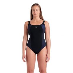Strój kąpielowy damski jednoczęściowy modelujący basen Arena Bodylift. Czarne stroje kąpielowe damskie ARENA, s, bez wzorów. Za 259.99 zł.