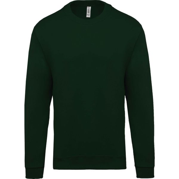 Bluza Kariban Col Rond. Zielone bluzy damskie KARIBAN, l, bez wzorów, z bawełny, bez ramiączek, bez kaptura. Za 111.50 zł.