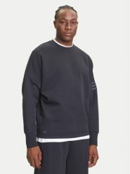 Adidas Bluza Neuclassics JW7918 Czarny Oversize. Czarne bluzy męskie Adidas, l, bez wzorów, z bawełny, bez ramiączek, bez kaptura. Za 219.99 zł.