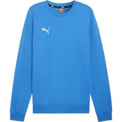 Bluza sportowa męska Puma B23613. Niebieskie bluzy sportowe męskie Puma, m, bez wzorów, bez kaptura, do piłki nożnej. Za 159.00 zł.