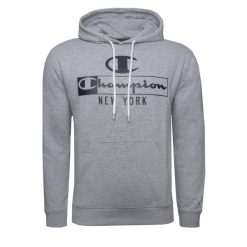 Bluza sportowa męska Champion 217994EM006. Szare bluzy sportowe męskie Champion, m, bez wzorów, z kapturem. Za 261.00 zł.
