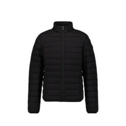 Lekka kurtka puchowa JOTT Aragon. Czarne kurtki męskie Jott, m, bez wzorów, z puchu, bez kaptura. W wyprzedaży za 697.50 zł.