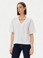 Vans Bluzka Supply Boutique VN000MDC Écru Relaxed Fit. Bluzki damskie Vans, s, bez wzorów, z bawełny, bez kołnierzyka, bez ramiączek. Za 149.99 zł.