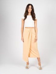 Patrizia Pepe Bluzka | 2M4271/J013 | Kobieta | Biały. Białe bluzki damskie Patrizia Pepe, m, bez wzorów, z elastanu, eleganckie, bez kołnierzyka, bez ramiączek. W wyprzedaży za 349.00 zł.